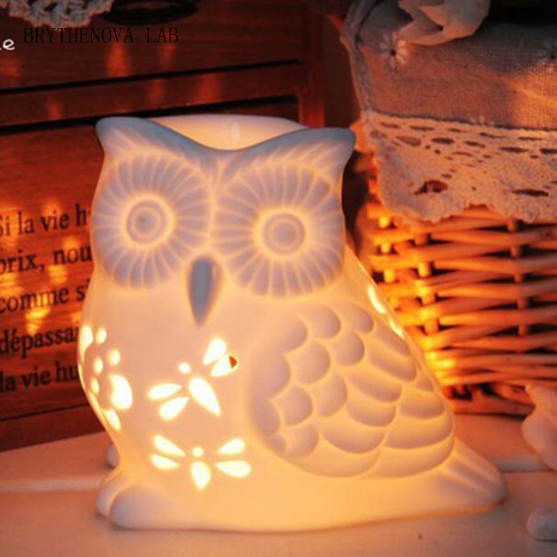 Porzellan-Aromabrenner in Eule – Home Fragrance Lamp Bewertung und Preis