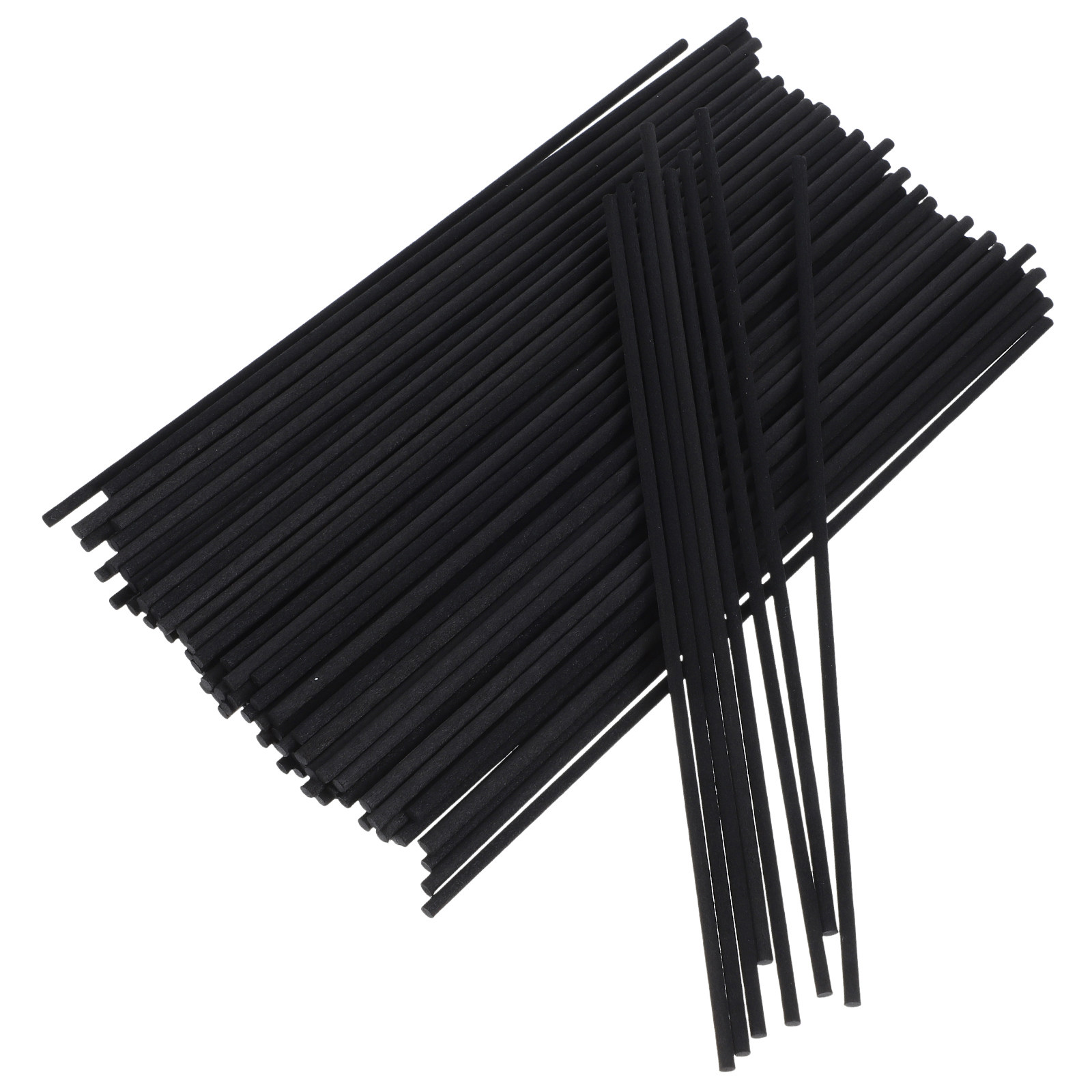 Home Fragrance Oils - 100 Stück schwarze Diffusorstäbchen aus Faser