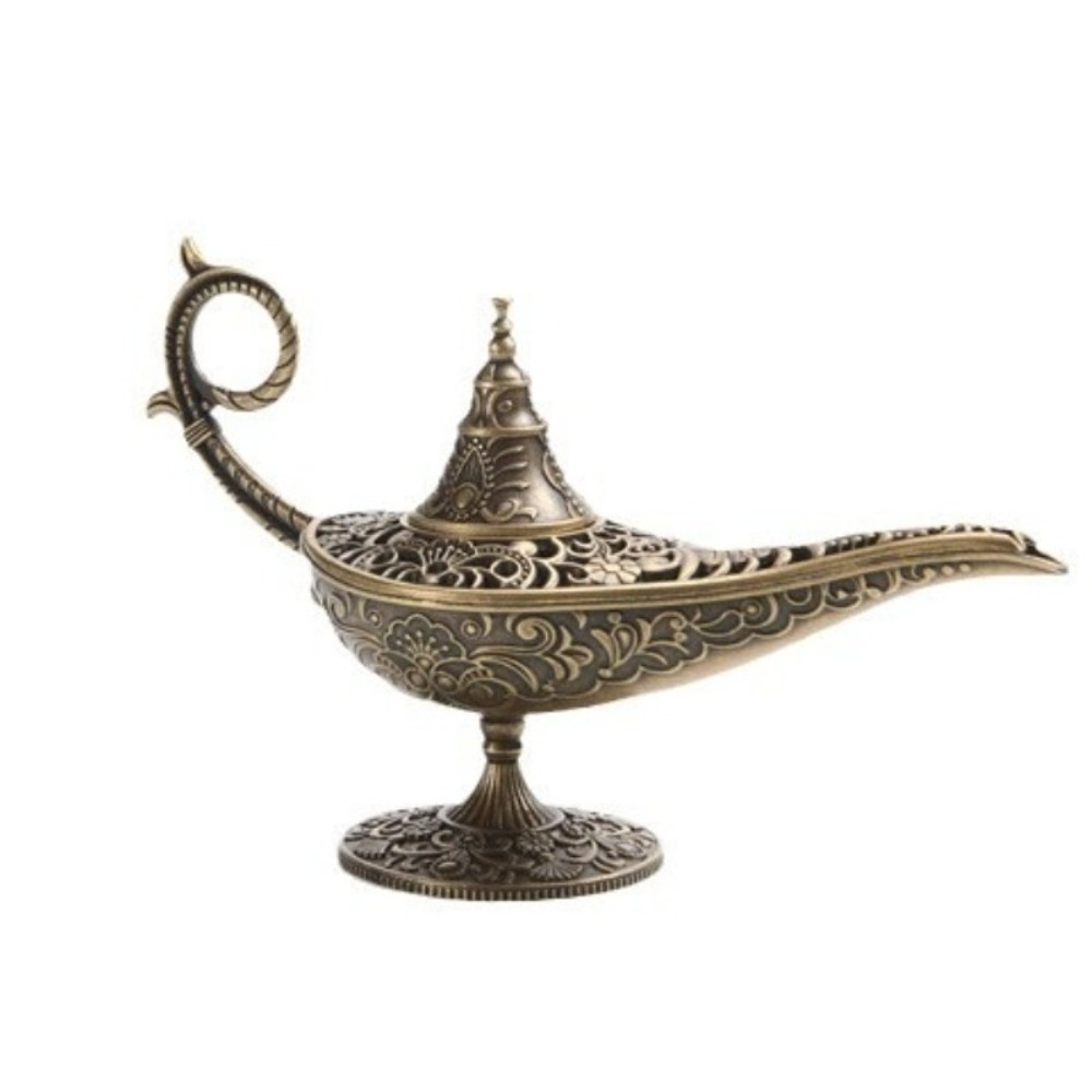 Home Fragrance Lamp - Langlebiger Weihrauchbrenner im antiken Stil, Metall,