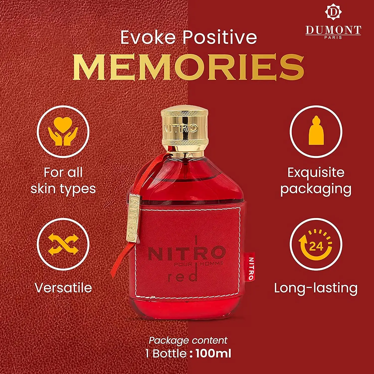 Dumont Nitro Red Intense 100ml – Home Fragrance Red Wine Bewertung und Preis