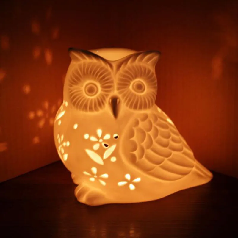 Porzellan-Aromabrenner in Eule – Home Fragrance Lamp Bewertung und Preis