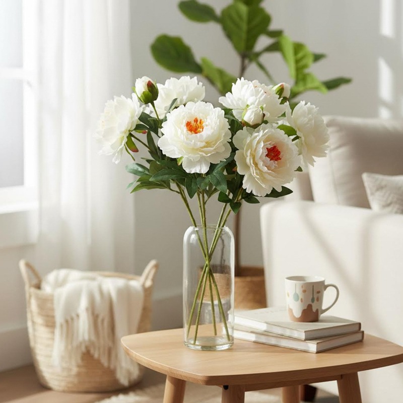 4 Stück künstliche Pfingstrose – Home Fragrance Edg Bewertung und Preis