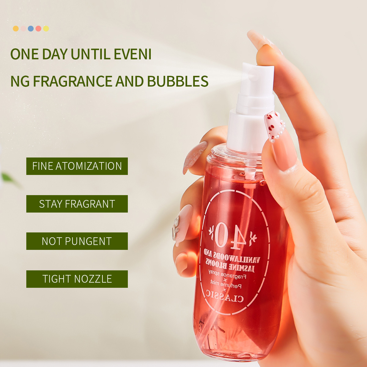 Parfüm-Körperspray 5 Düfte: Va – Home Fragrance Jasmine Bewertung und Preis