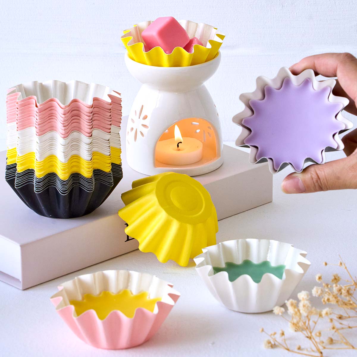 10 Stück Wellenrand-Wachspapie – Home Fragrance Edg Bewertung und Preis